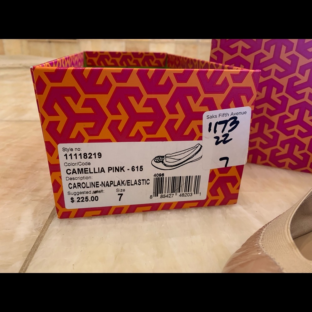 Tory Burch nude ballet slipper size 7 - Picture 2 of 4